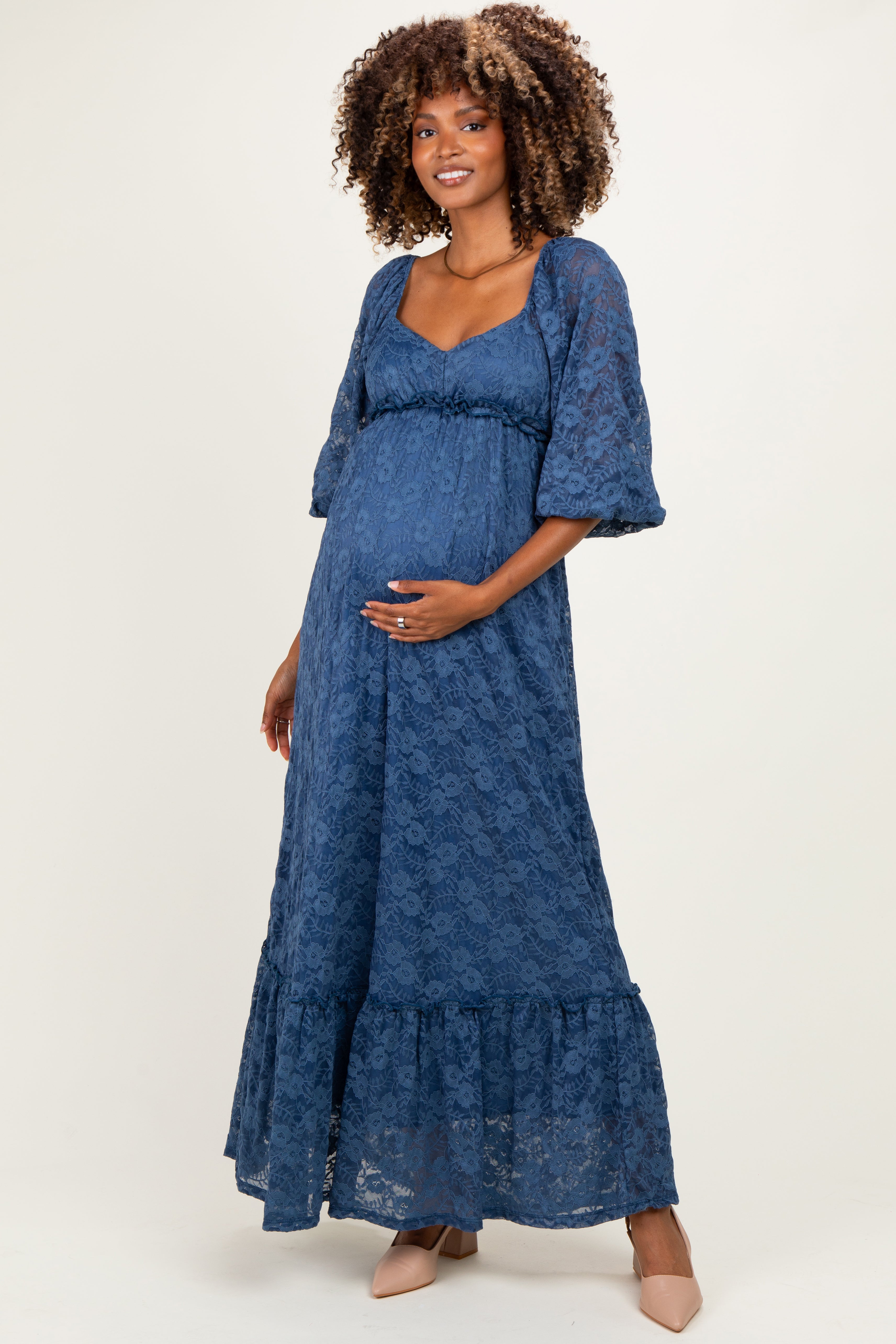 maternity dresses for women V CITY Dress Sleeveless Casual for Knit Bo the Draped 3/4 Sleeve Maternity Maxi Dress by PinkBlush is a must Midi Maternity Dresses | Nordstrom