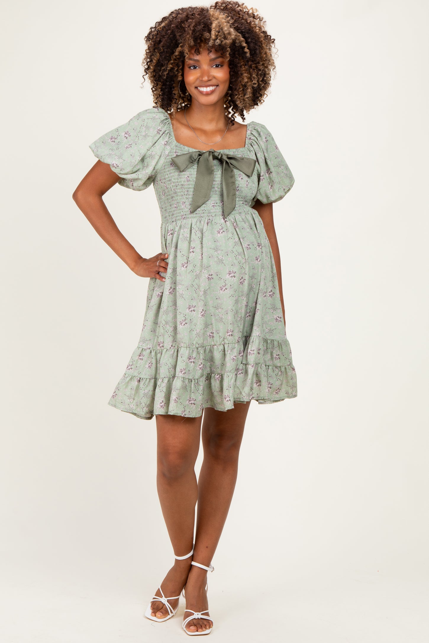 mini sage green dress Camila Coelho Sage Mini Dress in Seafoam Green