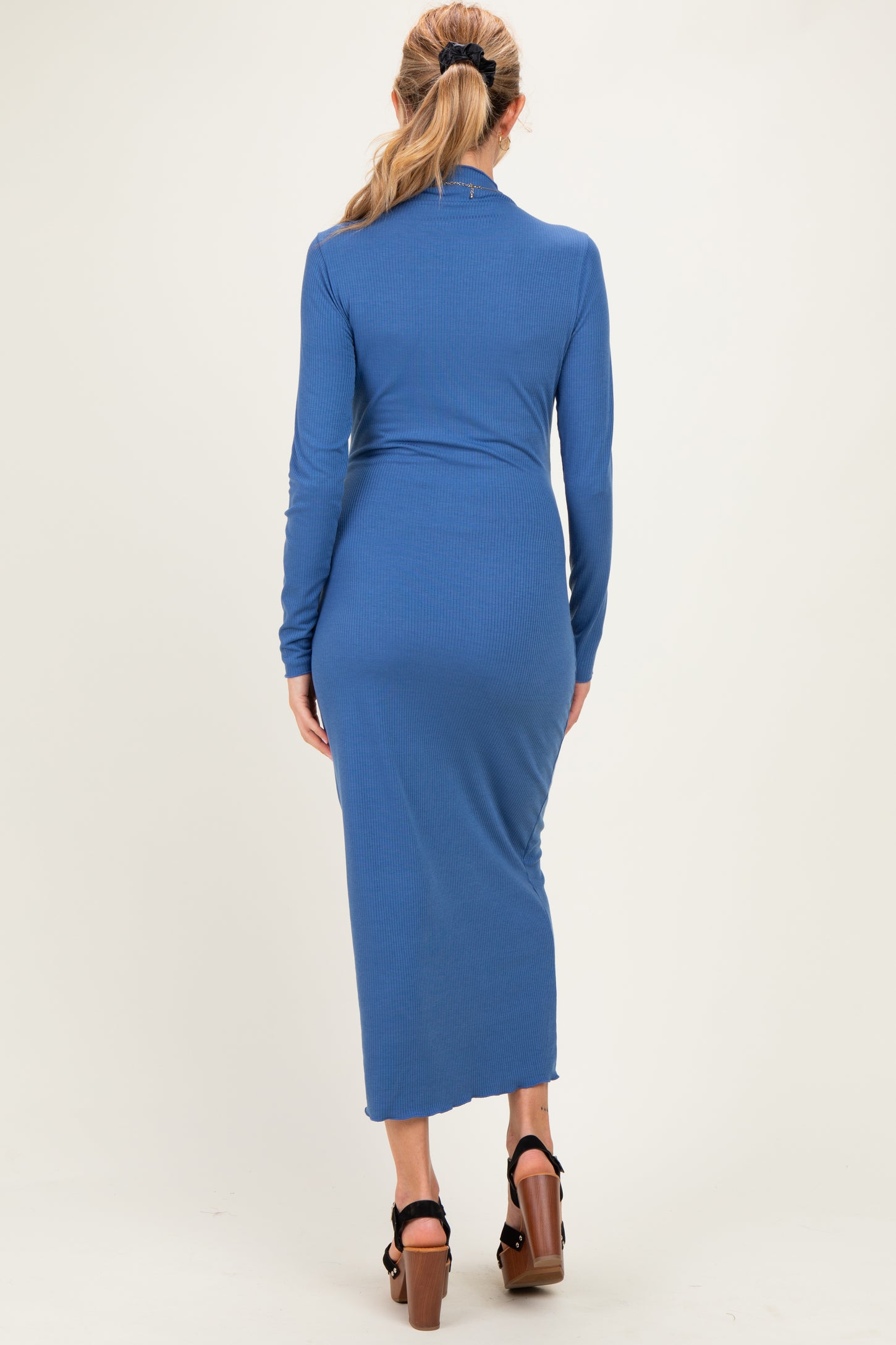 long sleeve navy dress midi Navy Midi Dress: Long Sleeve, Boat Neckline, Plus Size