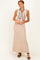 Oatmeal Bow Knit Maxi Dress