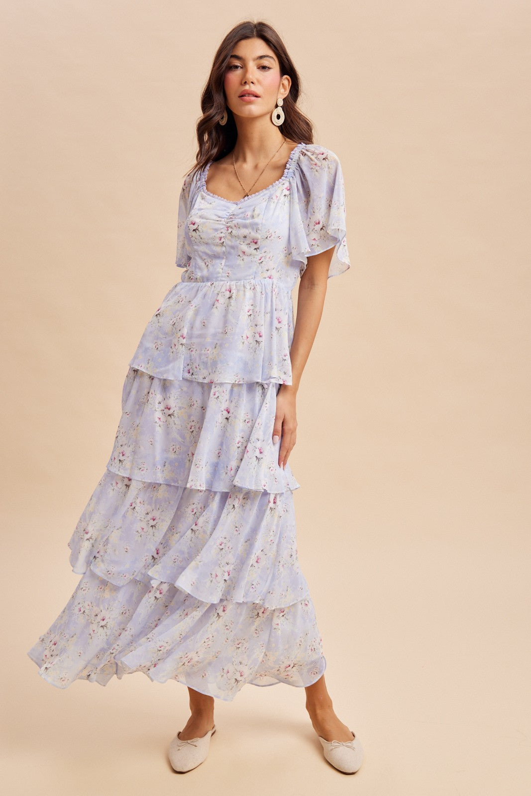periwinkle flowy dress Marabella Dress (periwinkle tulle) 4T