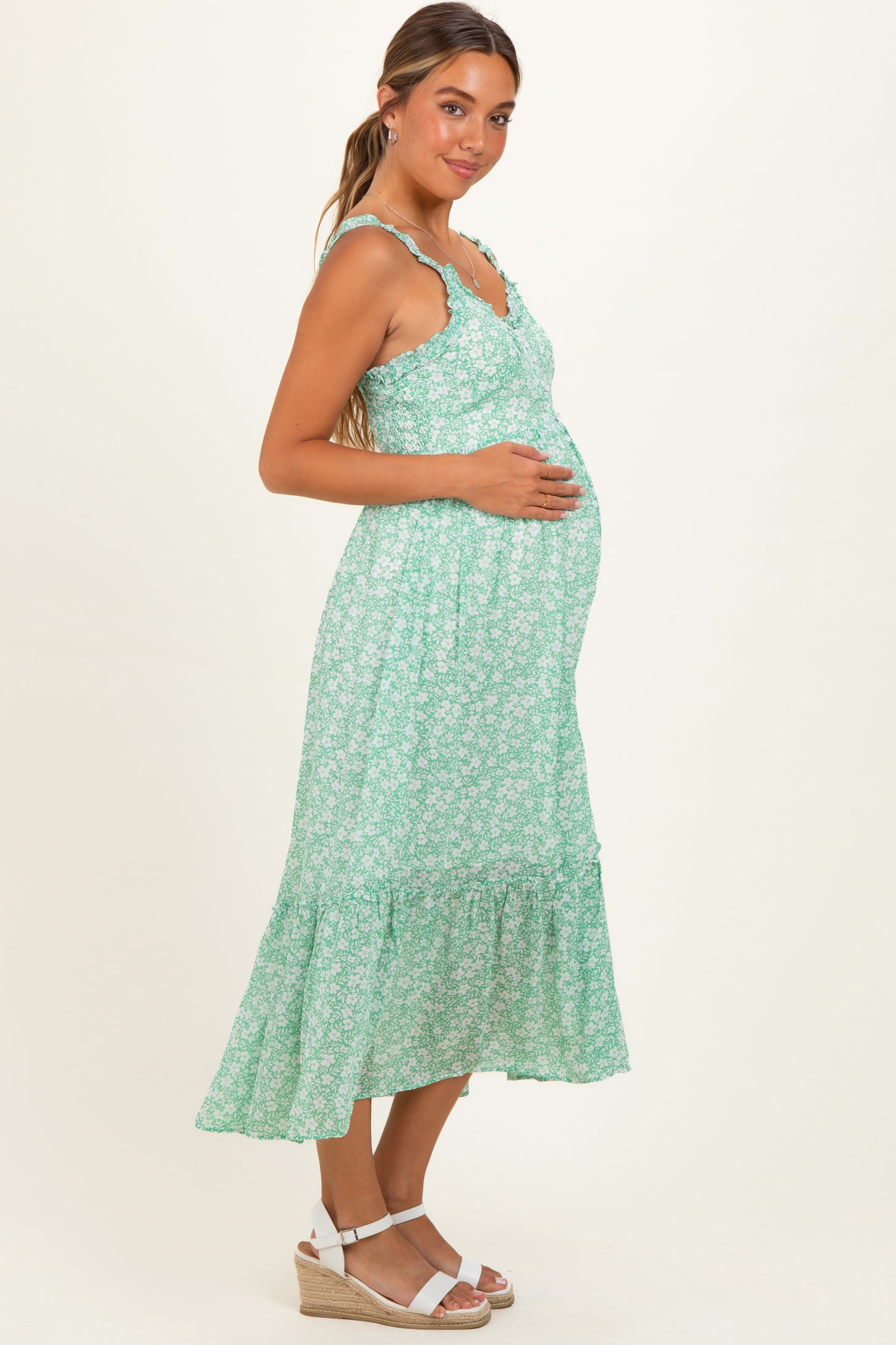 mint green maternity dress mint mommy and daughter dresses set 2 Dress maternity gown Flower girl Princess Dress Pregnancy Dress Pregnancy photo shoot Matching dresses