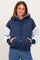 Navy Colorblock Pullover Hoodie