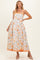 Daffodil Floral Embroidered Maternity Maxi Dress