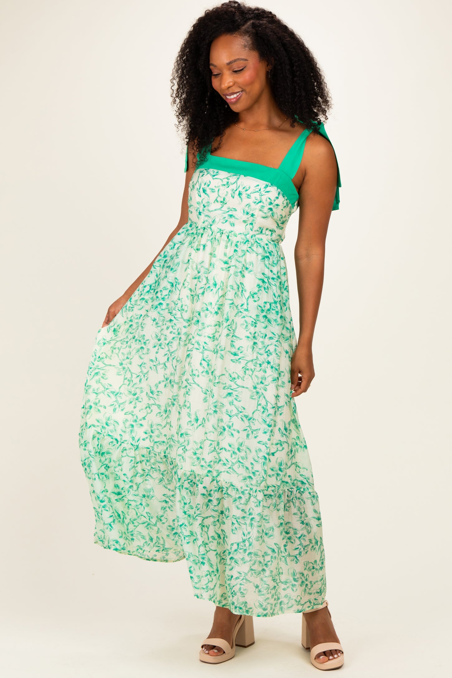 tying bottom of maxi dress Green Floral Shoulder Bow – PinkBlush YGroup_Nolitadress Available in Lemon Drop Dresser Curio, Four Drawers, Color:Gold Champagne Velvet / Champagne Tulle