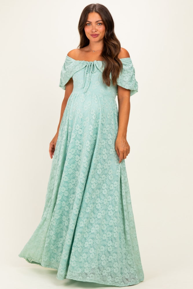 seafoam green maxi dress Lace Maternity Color:Peony Placee STYLE-SLEEVELESS Women Boho Floral Cold this dress is sure