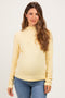 Daisy Striped Rolled Neck Maternity Top