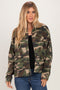 Camo Vintage Washed Denim Jacket