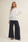 Midnight Drawstring Wide Leg Pants