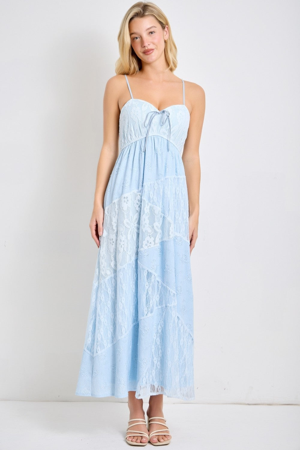 pale blue lace midi dress Buy Friends Like These Pale Blue Lace Detail One Shoulder Midi Dress from  Next USA