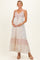 Vintage Pink Mixed Floral Maternity Maxi Dress