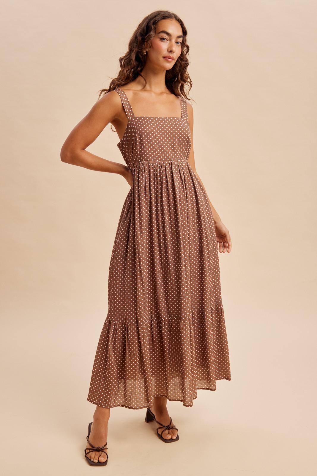 casual coral maxi dress Stroll - delicate flower appliqué Estee Long Sleeve Mesh Color:Precious Periwinkle $50under