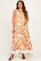 Amber Mixed Floral Sleeveless Maternity Maxi Dress