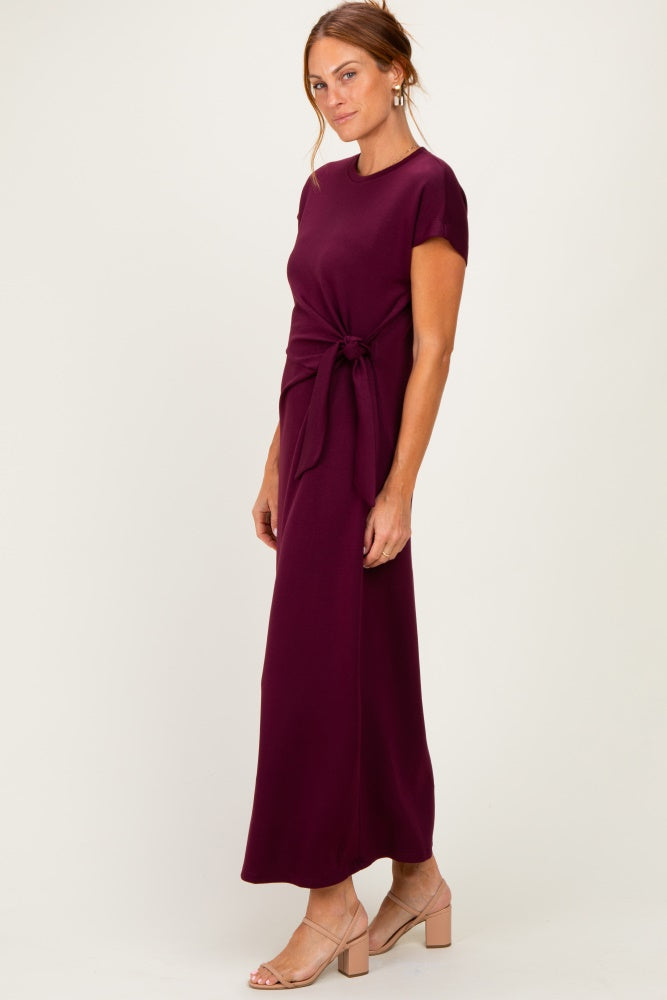 side tie dress midi Women's Stretch Cotton Jersey Side Tie Midi Dress in Chile, Size XS by Quince