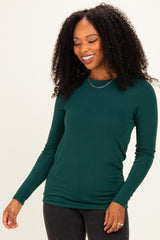 Emerald Long Sleeve Maternity Top