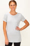 Heather Grey Basic Short Sleeve Top