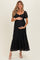 Black Lace Maternity Maxi Dress