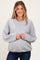 Heather Grey Long Sleeve Crew Neck Maternity Cardigan