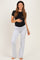 PinkBlush Heather Grey Foldover Maternity Lounge Pants