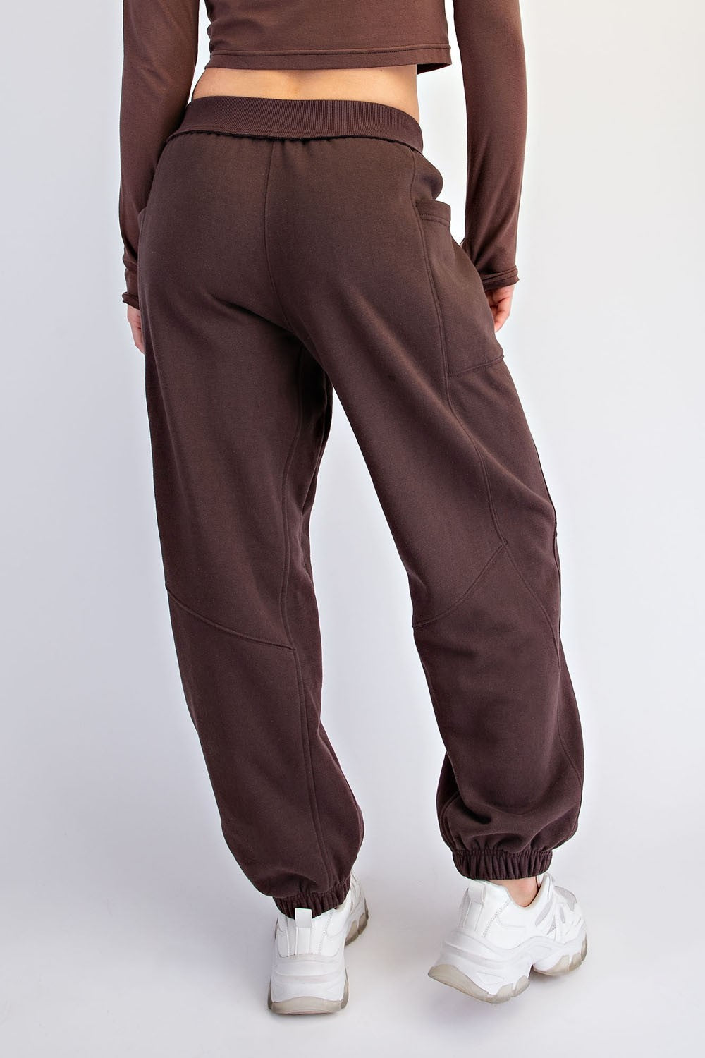 Espresso Terry Drawstring Joggers