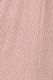 Ivory Red Gingham Lace Trim Midi Dress