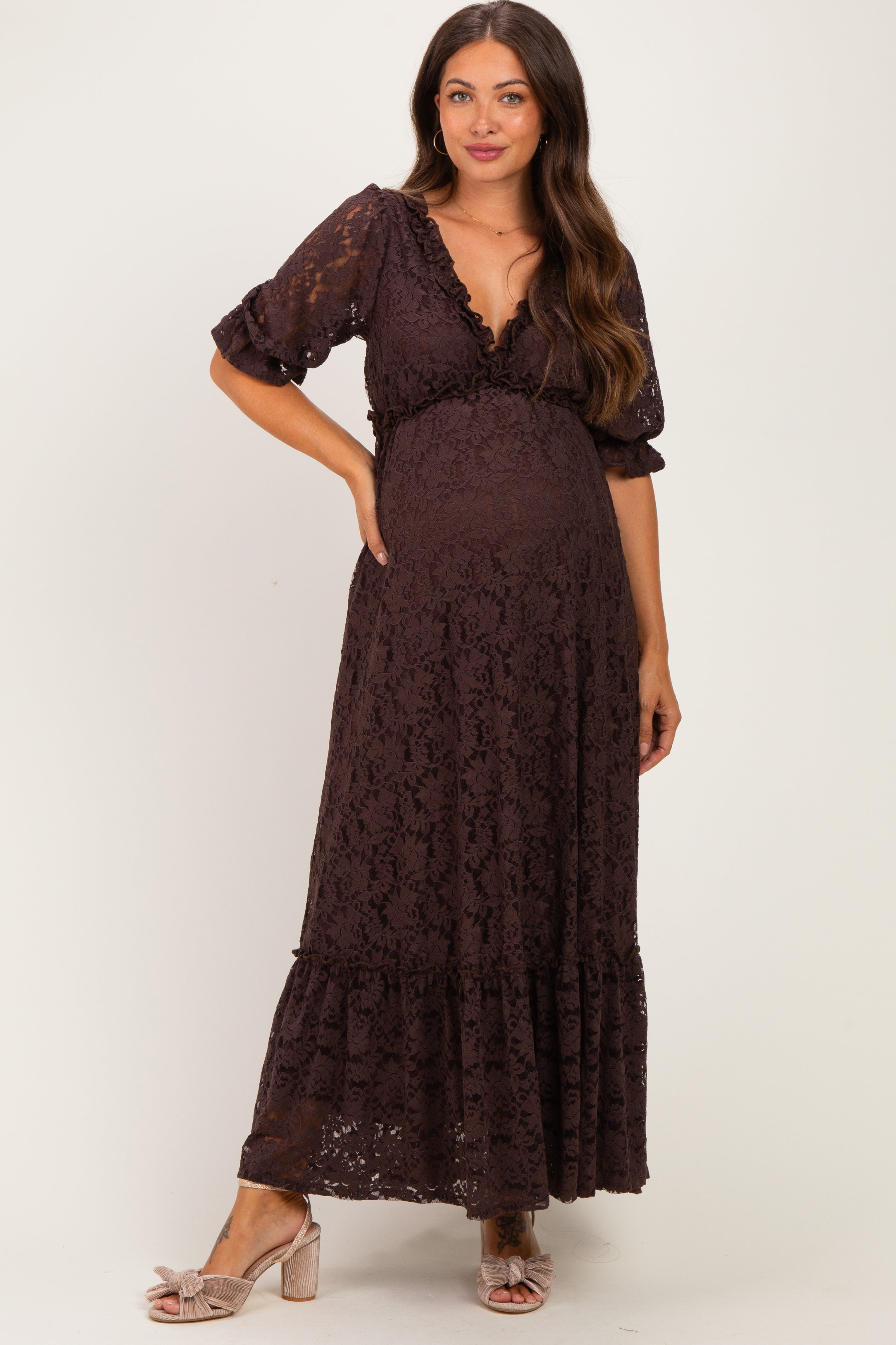 fashion dresses for pregnant ladies Maternity |Trendy Clothing Options pinkdress