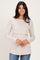 Oatmeal Nursing Layered Knit Top