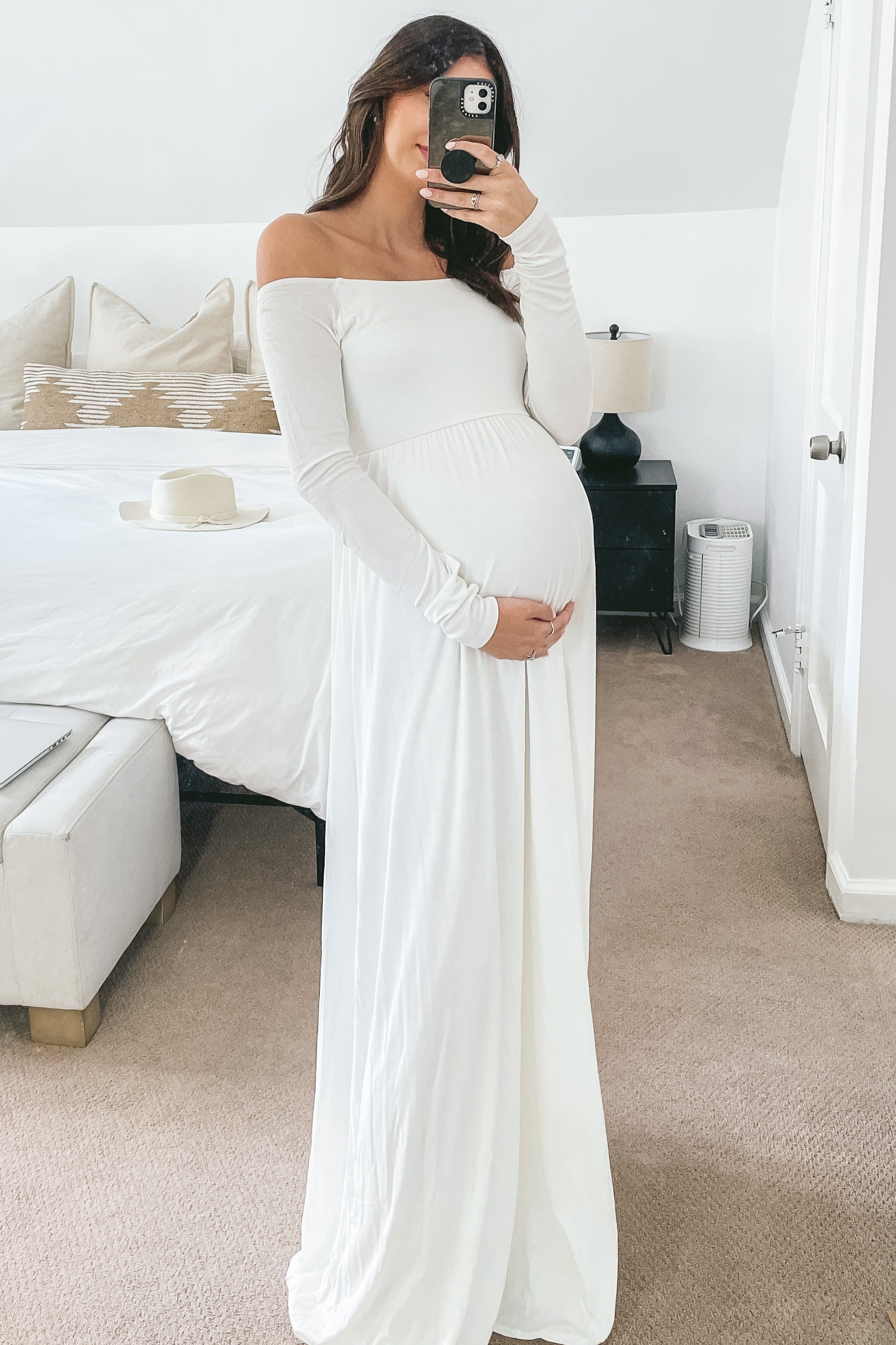 ivory fitted maternity dress Ivory Maternity Gown, Maternity Dress for Photo Shoot, Organza Maternity Dress, Tulle Pregnancy Dress