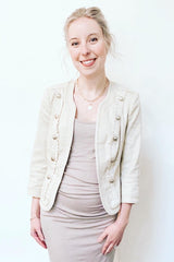 PinkBlush Mocha Ribbed Ruched Sleeveless Maternity Dress