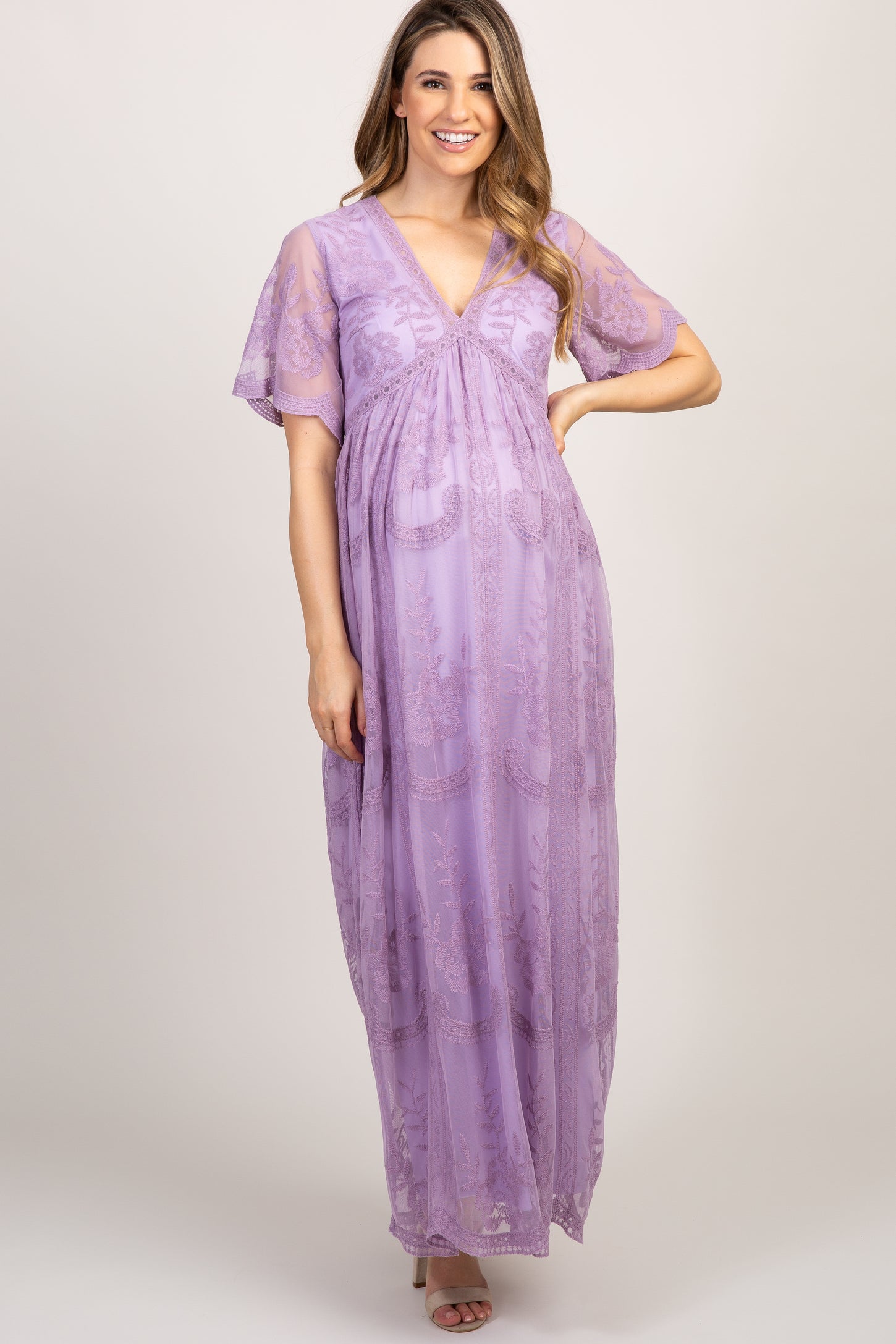 Purple Asos Maternity Dresses For Baby Shower PinkBlush Lavender Lace Mesh Overlay Maternity Maxi Dress Purple Asos Maternity Dresses For Baby Shower PinkBlush Lavender Lace Mesh Overlay Maternity Maxi Dress
