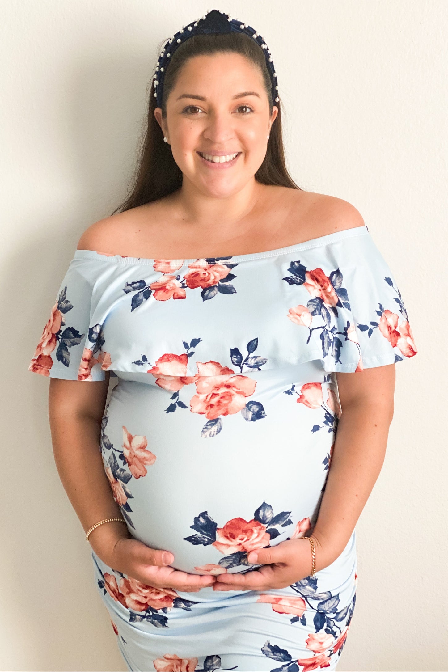plus size fitted maternity dresses My Dream Fitted Plus Size Maternity Dress