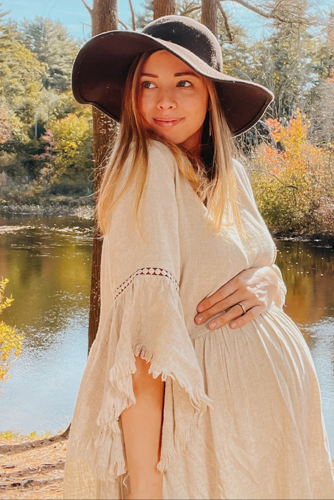 long sleeve babydoll maternity dress Babydoll Maternity Dresses