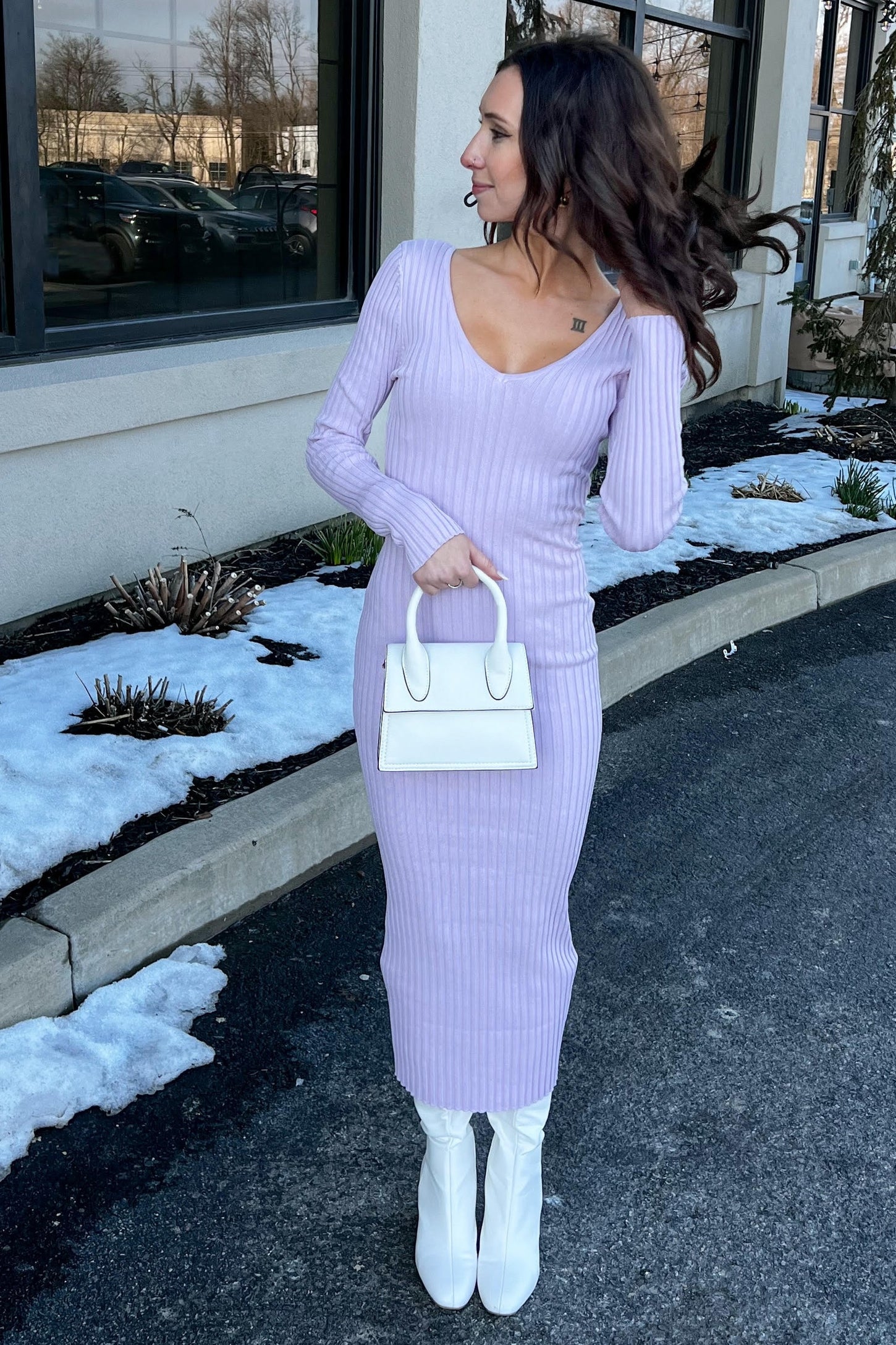 fitted maxi dress long sleeve Alice + Olivia Delora Fitted Long Sleeve Maxi Dress in Atrium Floral Large