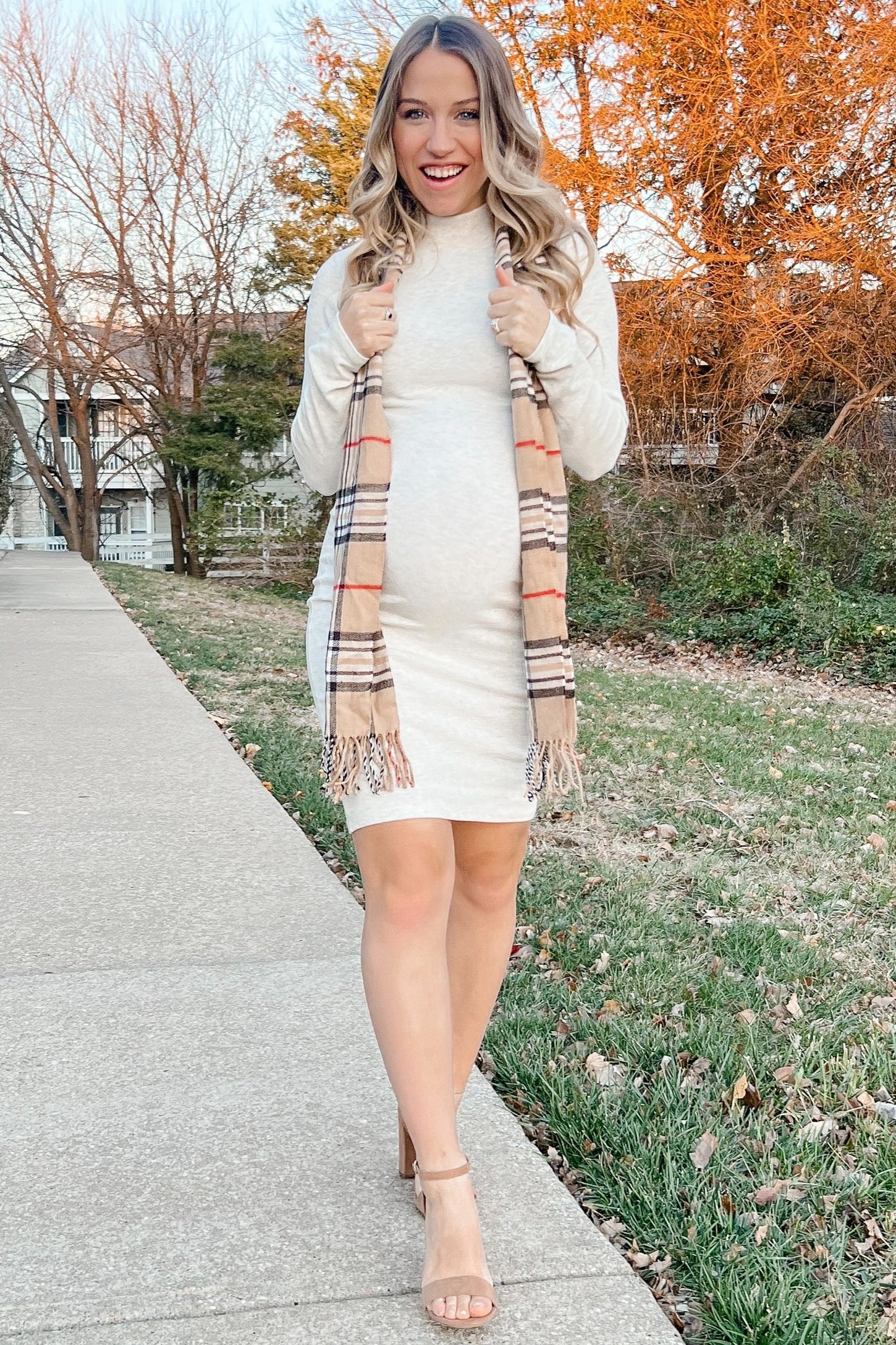 thumbnail image 2 of Charcoal Mesh Velvet Strapless Ruched Maternity Midi Dress- PinkBlush 2 of 14