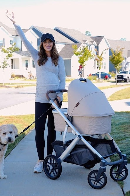 Heather Grey Soft Knit Ruched Maternity Top