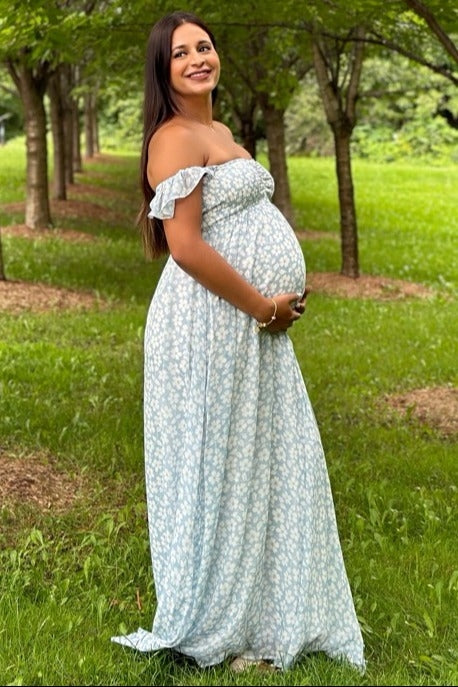 off the shoulder chiffon maternity dress Amazon.com: Maternity Off Shoulder Chiffon Gown for Photo Props Dress Maxi  Photography Dress for Photoshoot Green : Clothing, Shoes & Jewelry