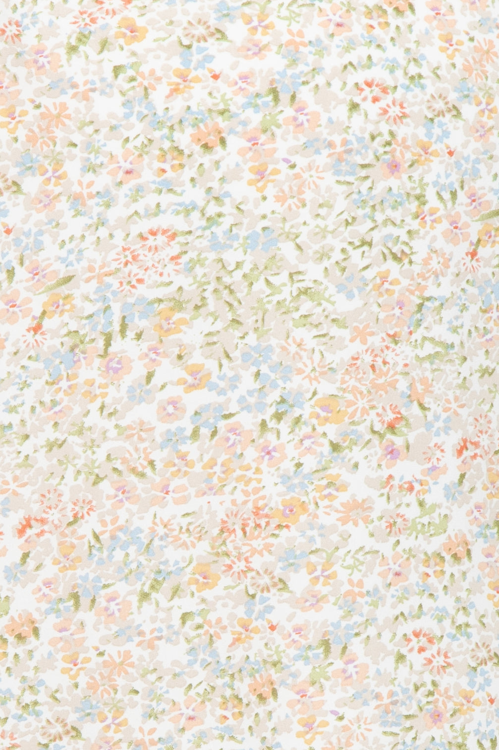 Cream Floral Smocked Square Neck Maternity Midi Dress