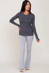 Charcoal Active Long Sleeve Top