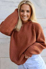 Camel Hooded Sweater
