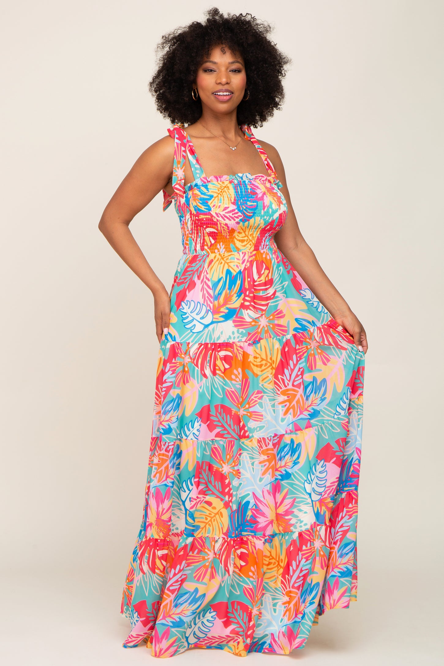 loose brightly coloured hawaiian dress Hawaii Outfits: What I Wore On Vacation