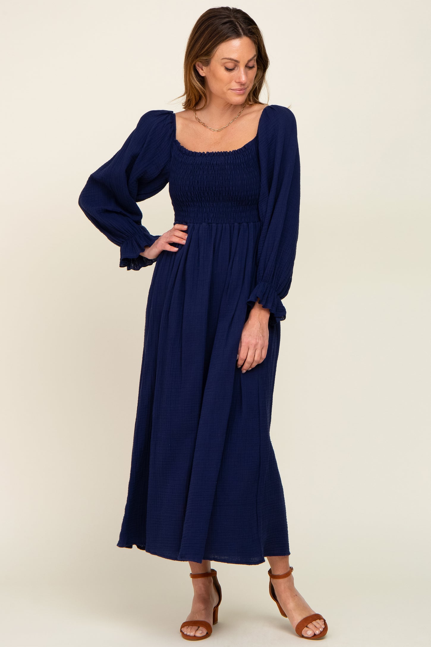 navy blue gauze dress Shop Our Best Selling Dress