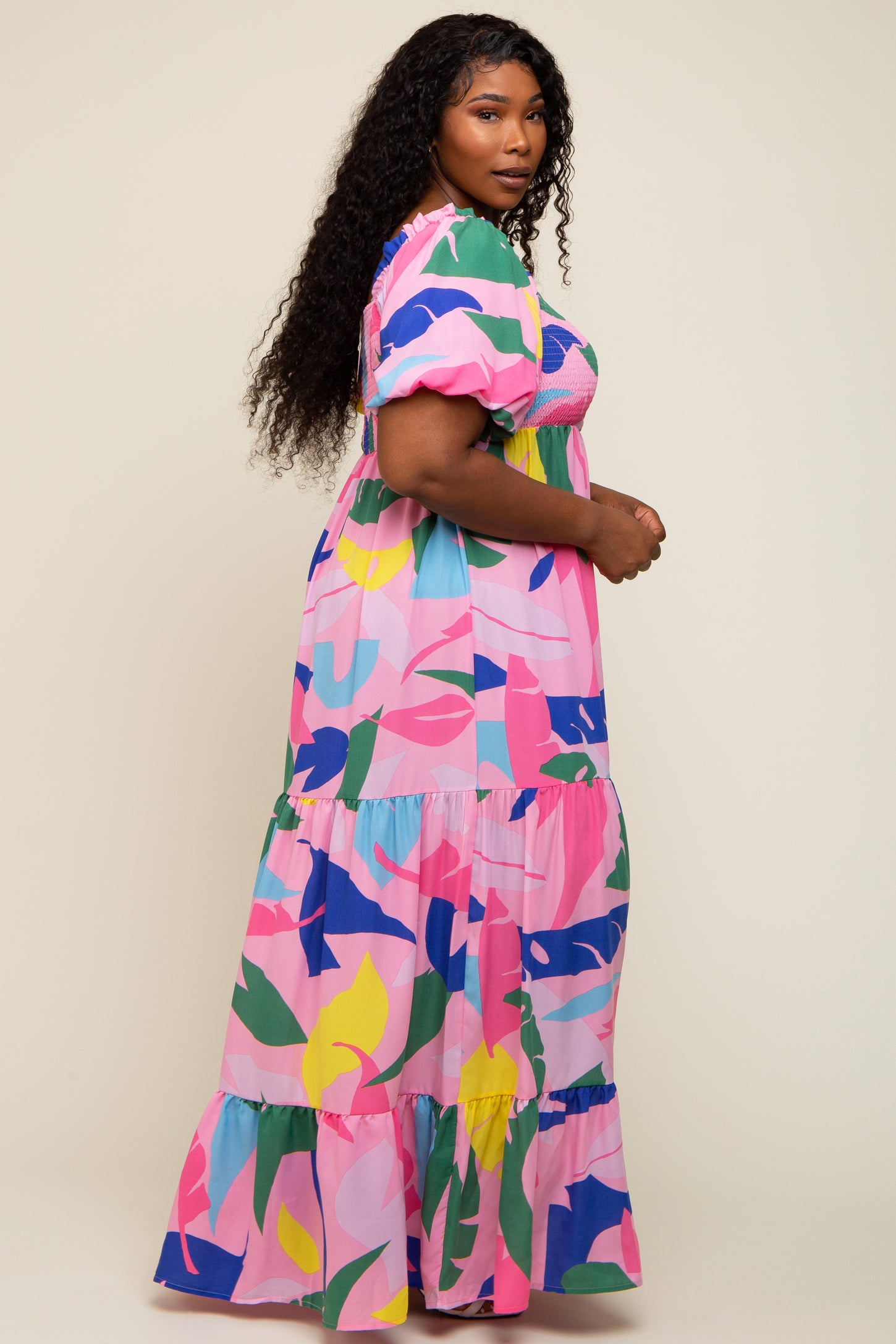 pink and blue dress plus size Sweet Tart Dress (Pink/Blue Tie Dye)