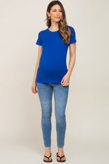 Royal Basic Crew Neck Maternity Tee