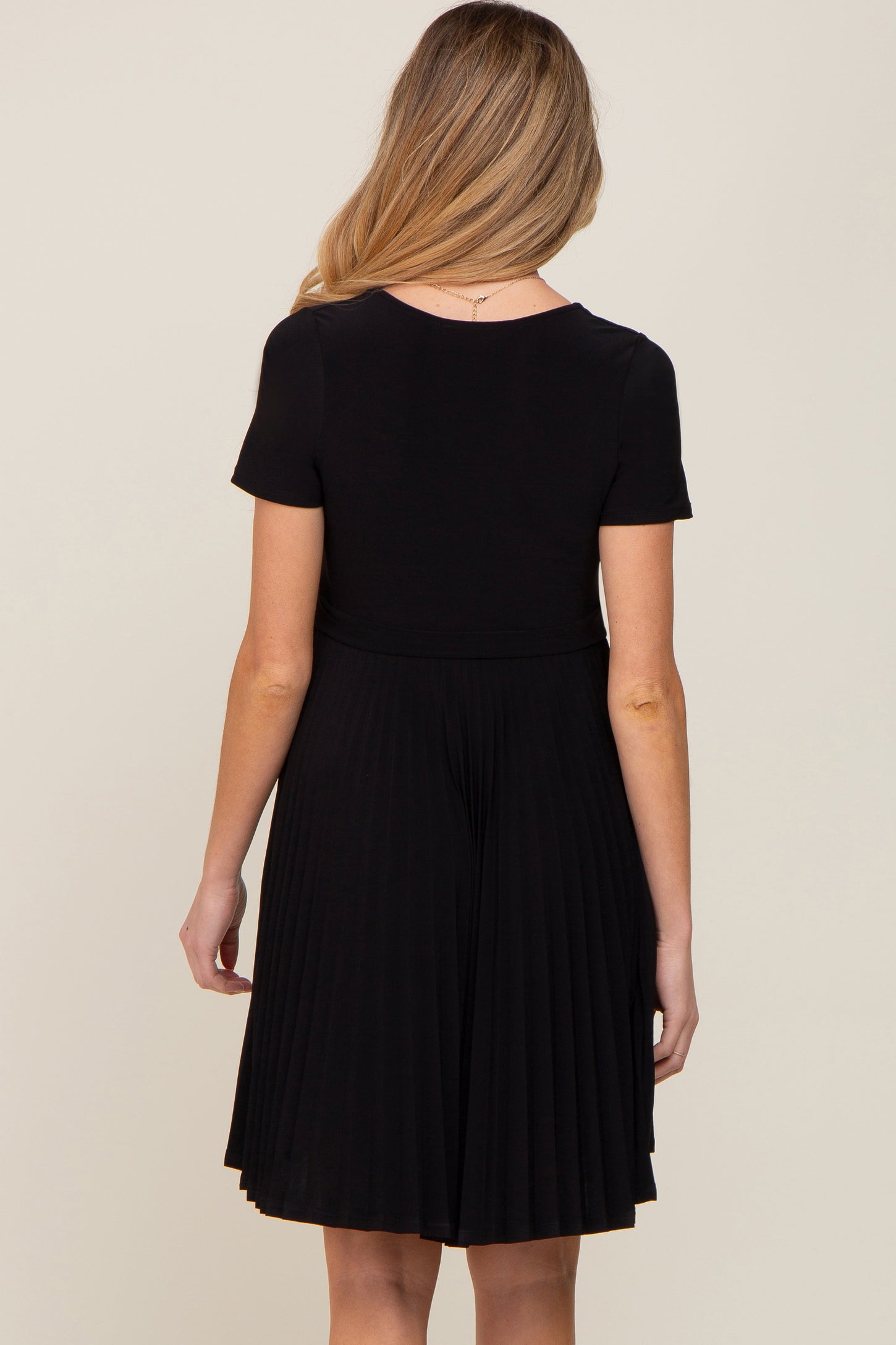 black nursing dress Tiffany Rose Vivian Maternity & Sparkle stretchy fabric with great recovery Emma Elegant Nursing Party Dress