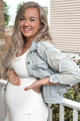 White Ribbed Low Back Cut Out Sleeveless Maternity Midi Dress