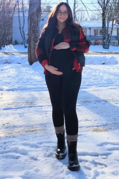 Black Sleeveless Maternity One Piece