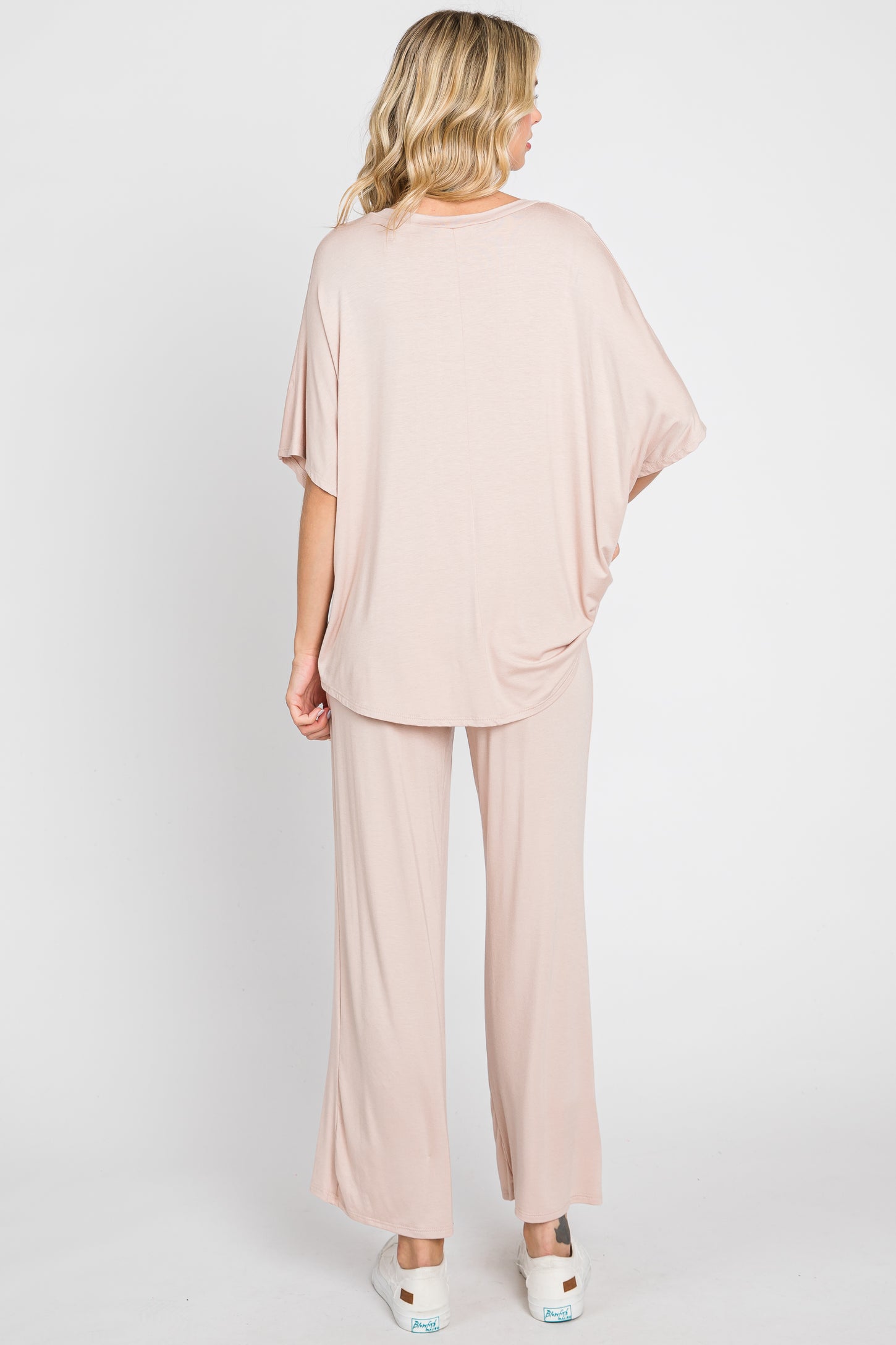 Taupe Cropped Pant Set