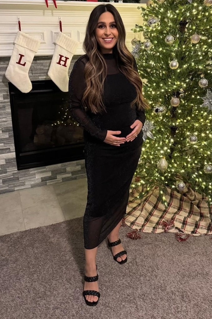 white christmas dresses City Lights Black Sequin Dress, Small - The Mint Julep Boutique