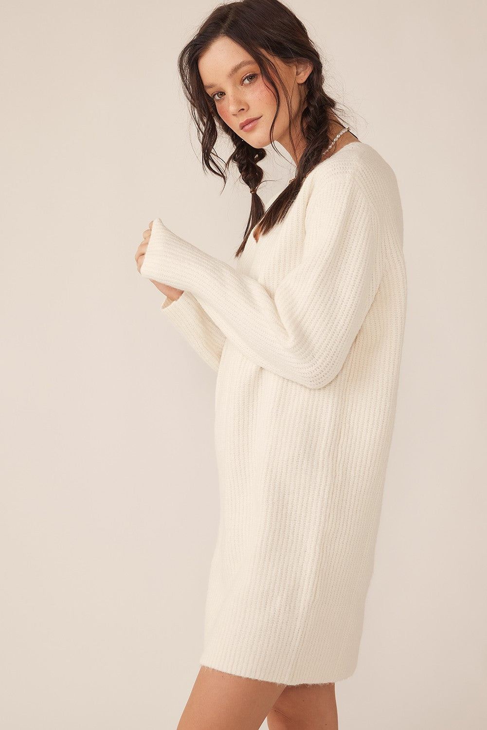 baggy sweater dress How to Wear a Over a Like All the Cool Girls This Winter Wrap yourself in cozy comfort with this oversized ribbed sweater that doubles as a style statement If You Love An Oversized