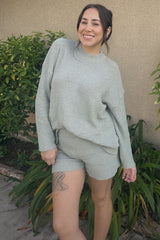 Sage Sweater and Short Set